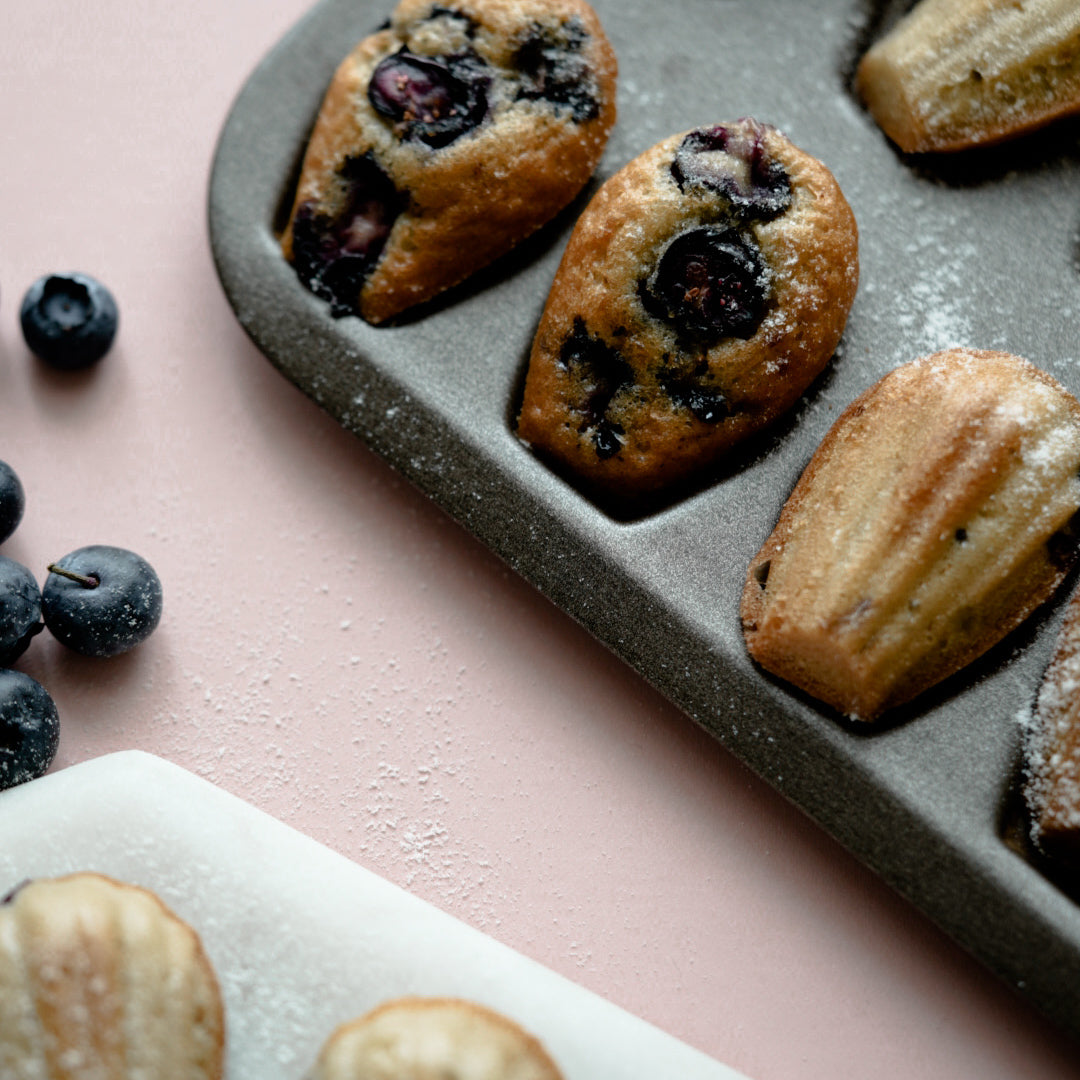 Lemon Blueberry Madeleine