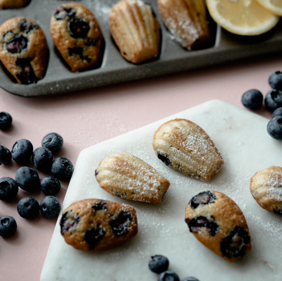 Lemon Blueberry Madeleine