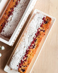 Raspberry Snow Cake