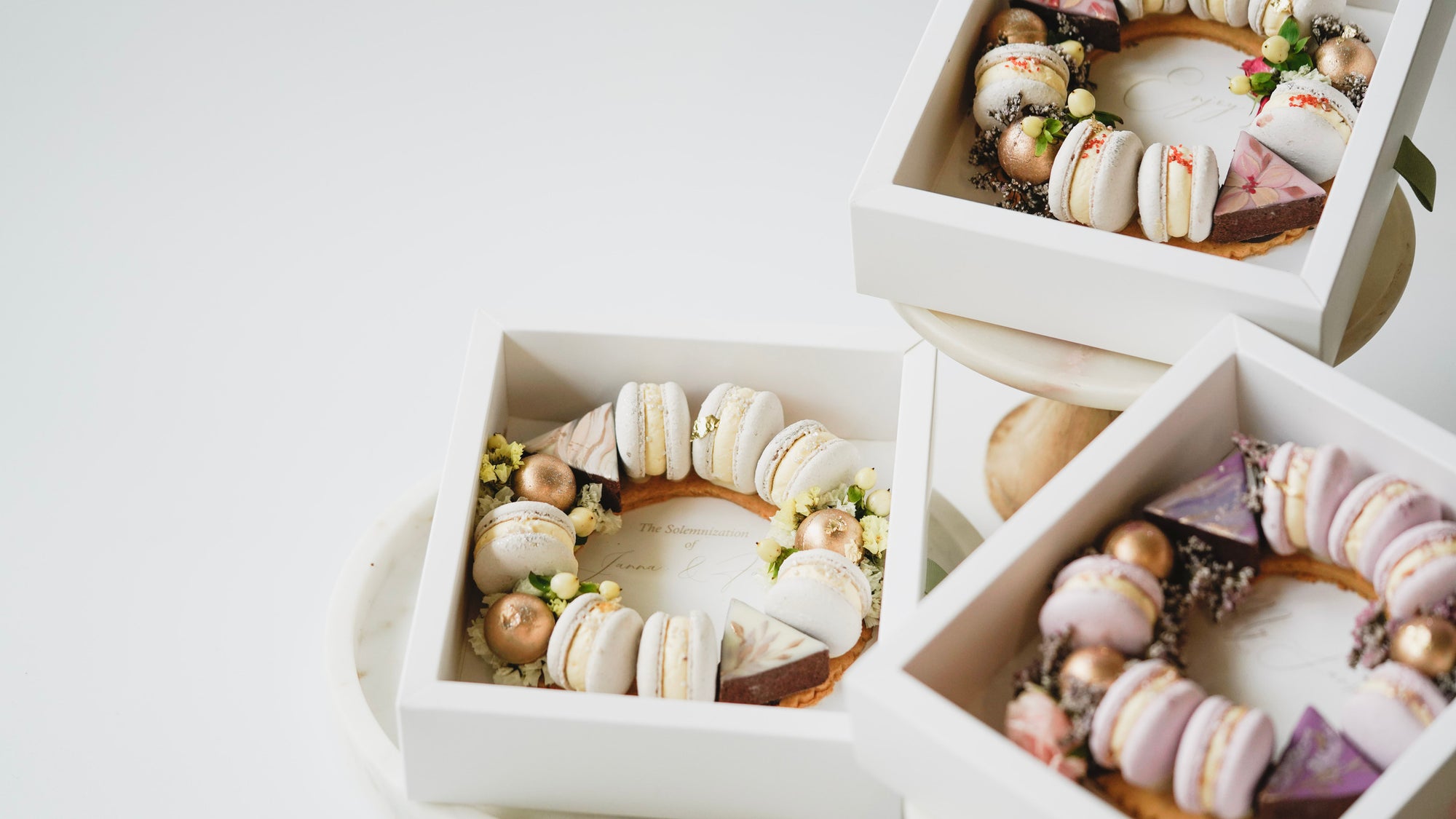 Mini Macarons Wreath
