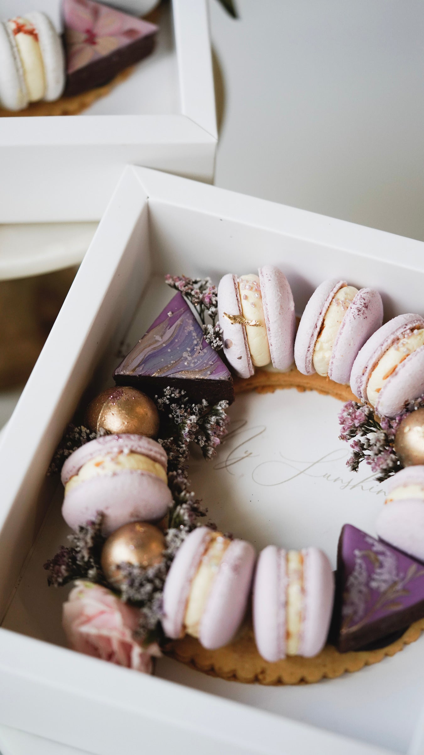 Mini Macarons Wreath