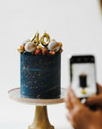 Gold Number Candle