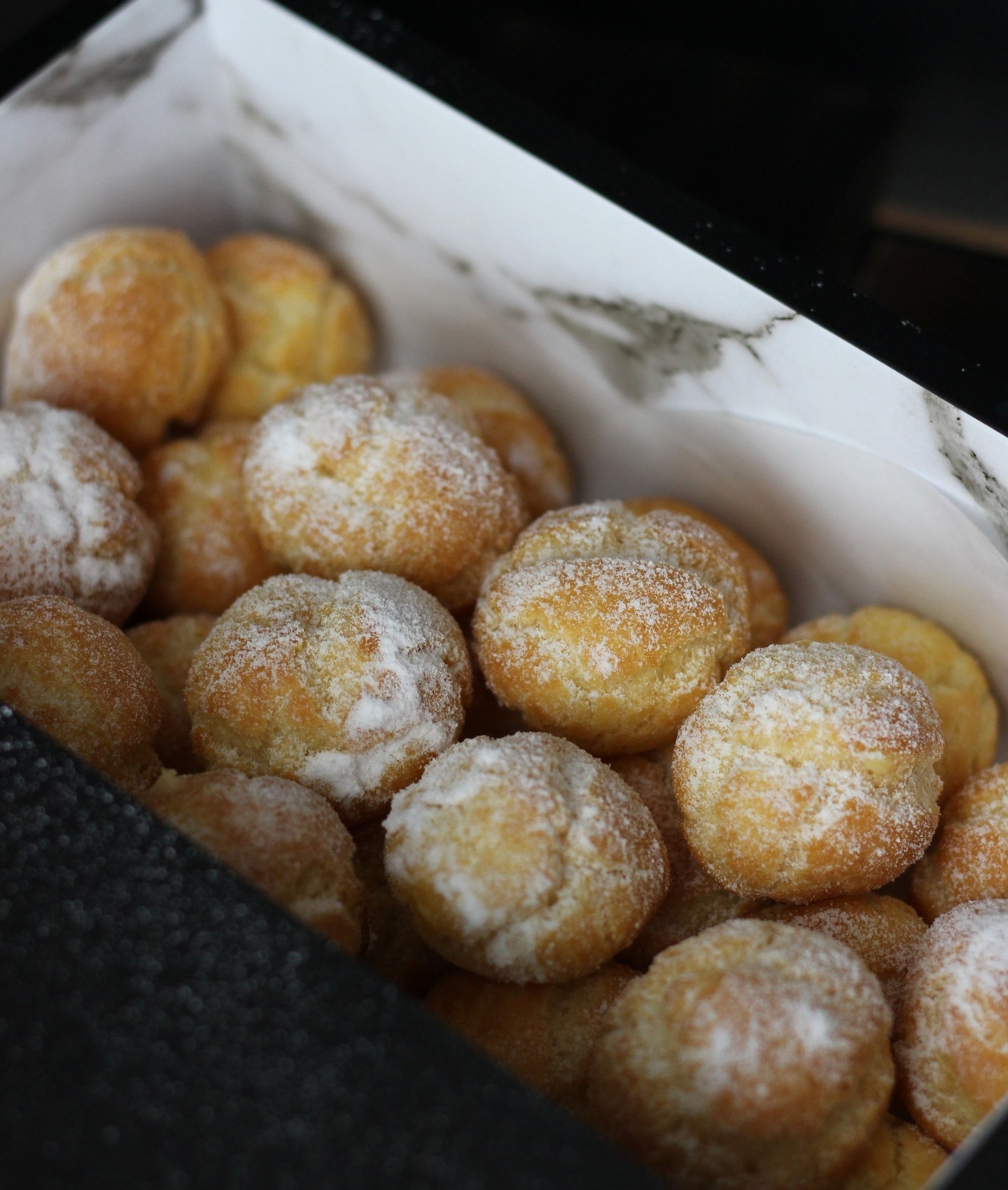 B&S Butterscotch Chocolate Choux