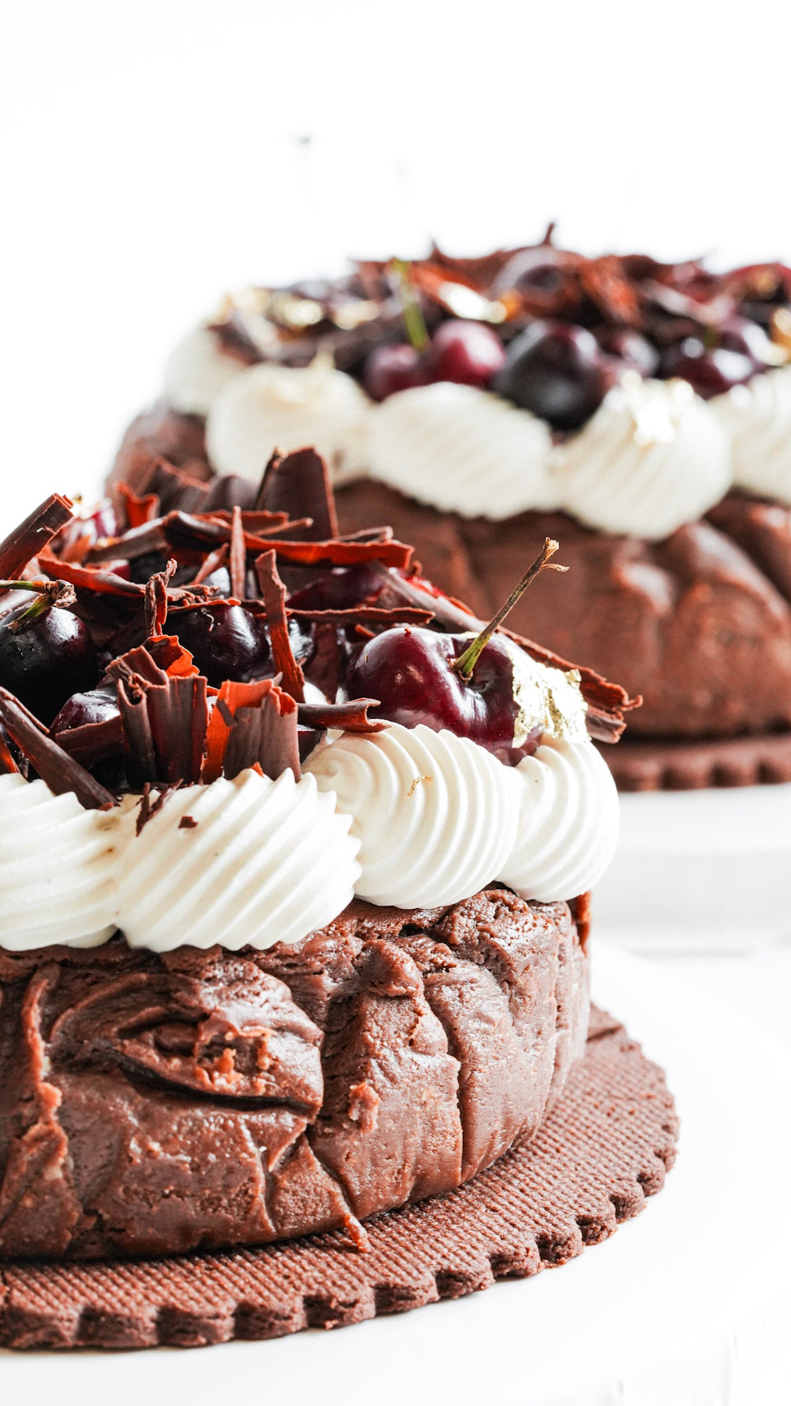 Black Forest Basque Cheesecake