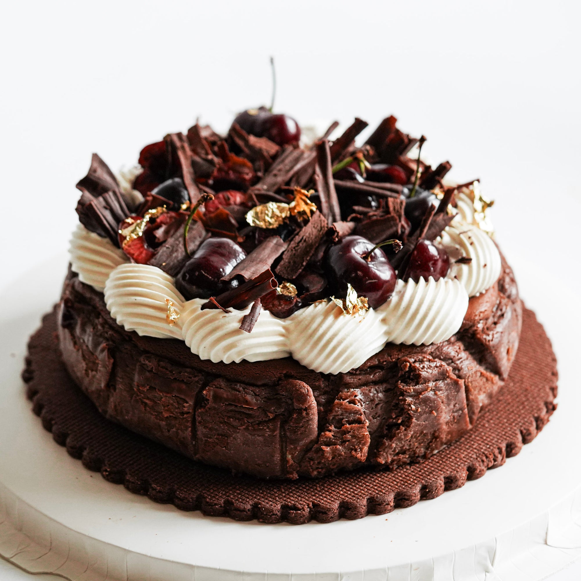 Black Forest Basque Cheesecake