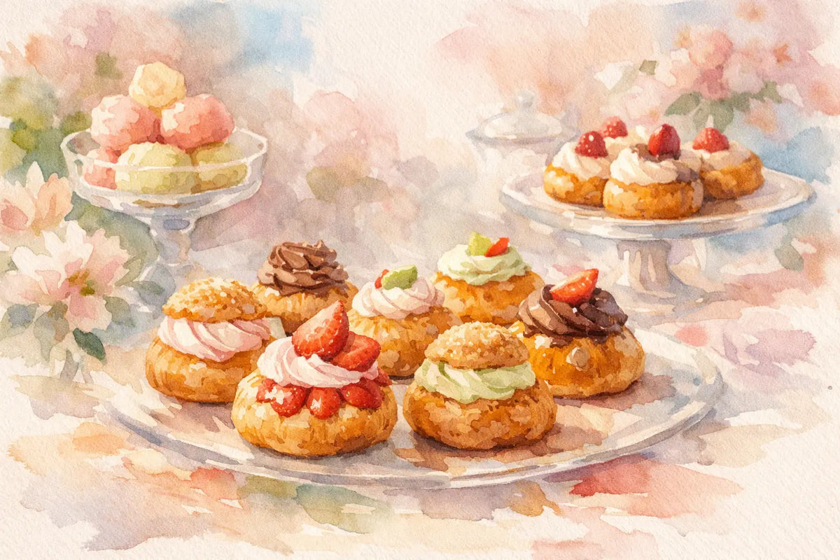 Osaka Choux Pastry for Beautiful Dessert Tables