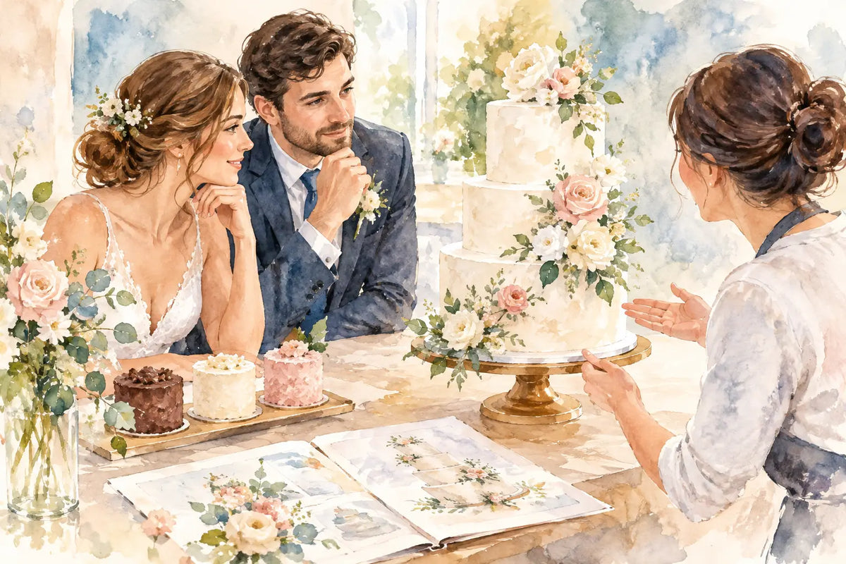 When Ordering Wedding Cakes: 8 Details That Matter