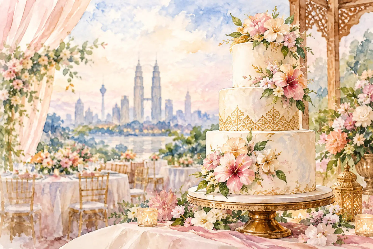 Malaysian Wedding Cake Guide for Elegant Receptions