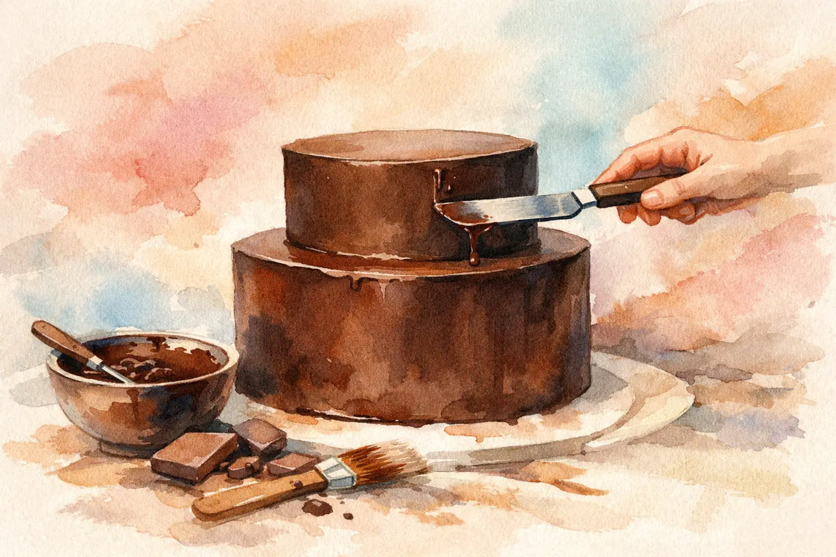 Ganache Frosting Technique Course for Sharp Cakes