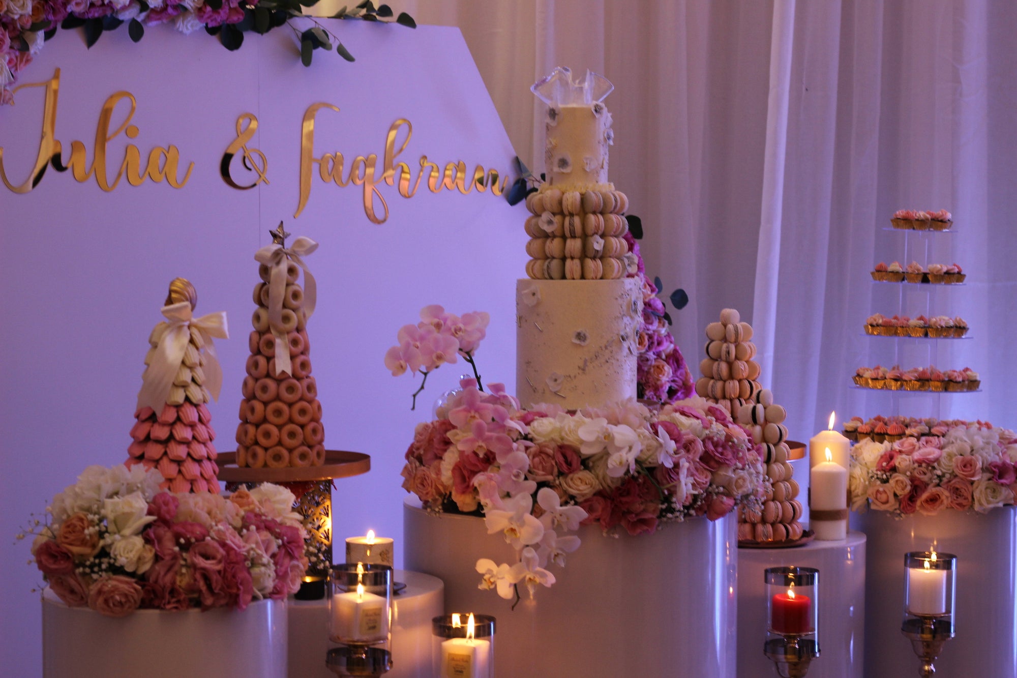 Wedding | 3 Tiers -  The Macaron Ruffles