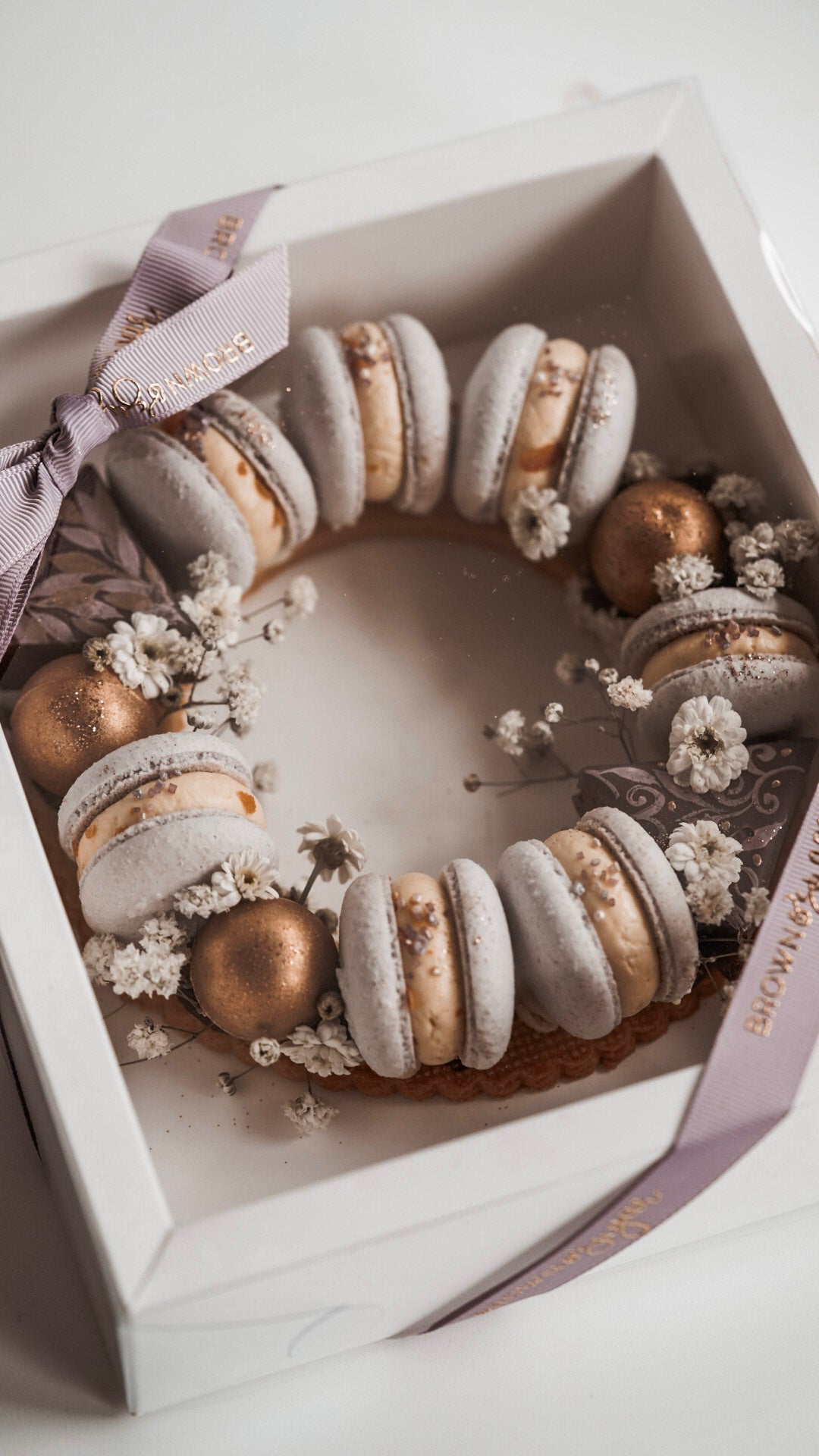 Mini Macarons Wreath