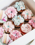 B&S Cupcakes | Custom Floral 12pcs