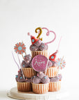 B&S Cupcakes | Funfetti Tower