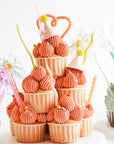B&S Cupcakes | Funfetti Tower