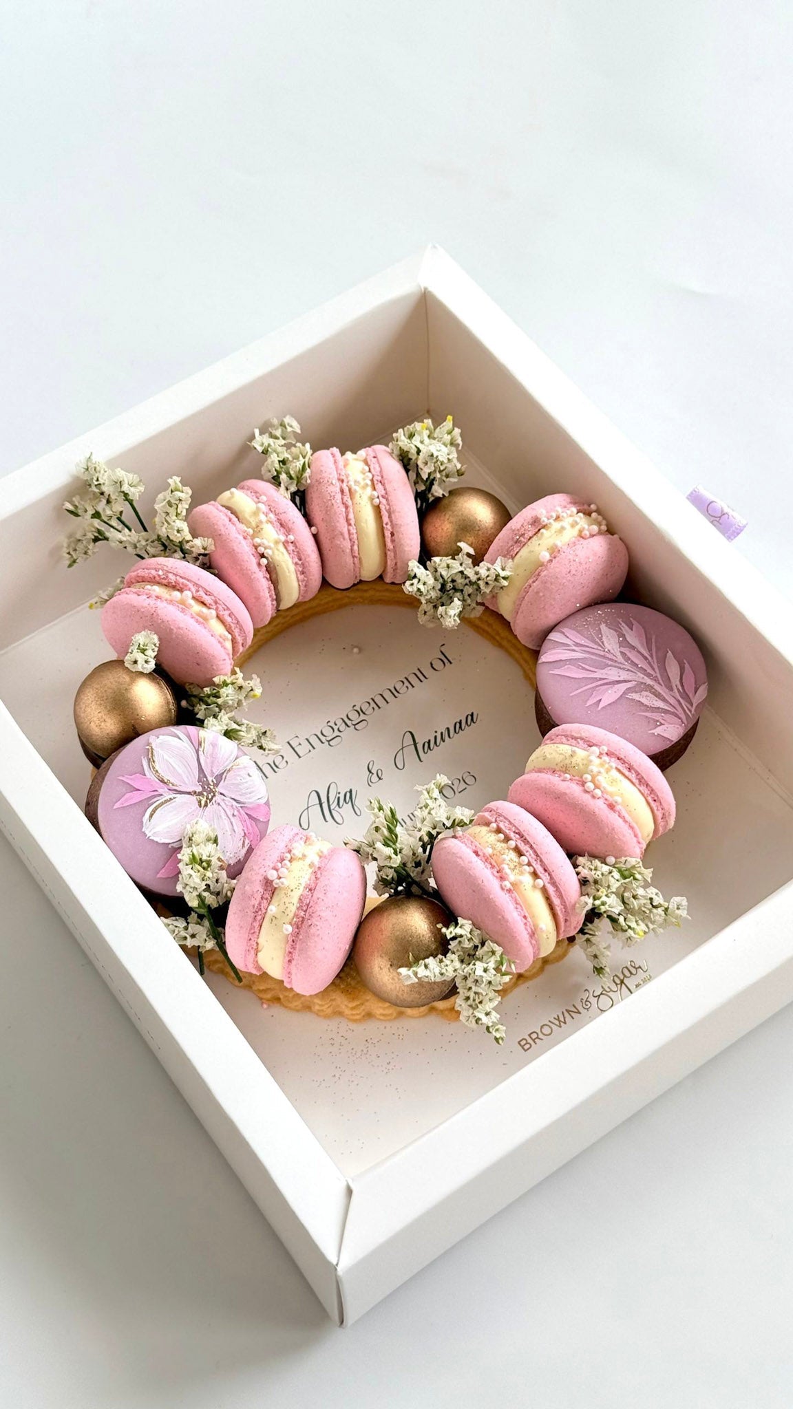 Mini Macarons Wreath