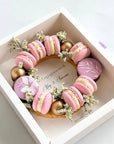 Mini Macarons Wreath
